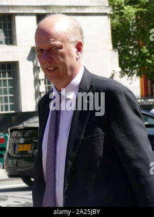 Christopher Grayling (né le 1 avril 1962) ; Parti conservateur britannique, homme politique et secrétaire d'État aux Transports. Mai 2019 Banque D'Images