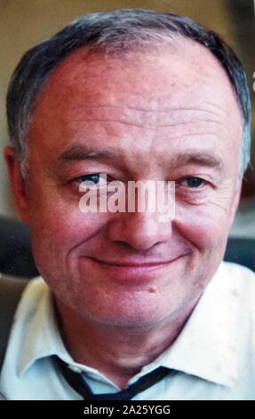 Photographie de Ken Livingstone (1945-), un homme politique français et ancien maire de Londres. Banque D'Images