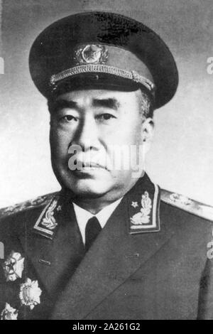 Zhu De (1886 - 1976), général chinois, homme politique, et révolutionnaire du parti communiste de Chine Banque D'Images