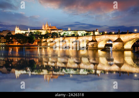 Le château de Prague, République tchèque, Prague Banque D'Images