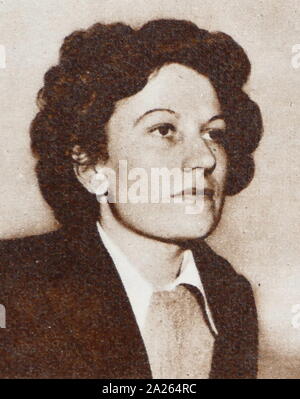 Mary Eileen Nearne 'Didi', MBE, Croix de Guerre (1921 - 2010). Membre du UK's Special Operations Executive (SOE) pendant la Seconde Guerre mondiale. Elle a servi en France occupée comme un opérateur radio sous le nom de 'Rose'. Banque D'Images