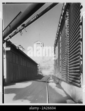 Pittsburgh Plate Glass Co., Colombie-Britannique Division chimique. Banque D'Images