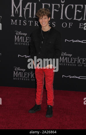 Hollywood, Californie, USA. Sep 30, 2019. Hayden Summerall 09/30/2019 La première mondiale de 'Maleficent : maîtresse du Mal' tenue à la Le CapitanTheater à Los Angeles, CA Photo par Izumi Hasegawa/HollywoodNewsWire.co Crédit : Hollywood News Wire Inc./Alamy Live News Banque D'Images