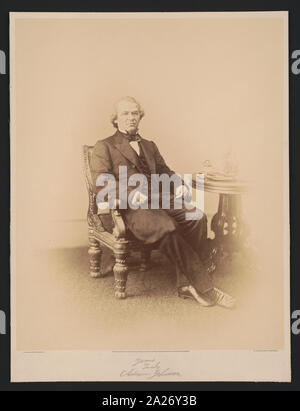 Portrait d'Andrew Johnson / A. Gardner, photographe, 511 Seventh Street, Washington. Banque D'Images