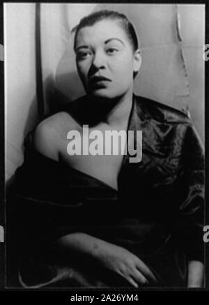 Portrait de Billie Holiday Banque D'Images