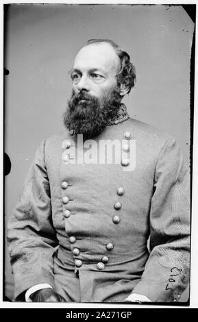 Portrait du général Edmund Kirby Smith, officier de l'armée confédérée Banque D'Images