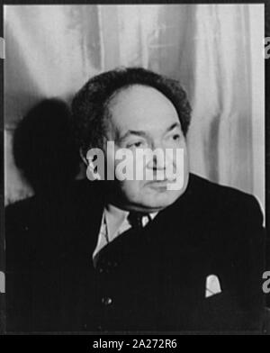 Portrait de Leopold Godowsky Banque D'Images