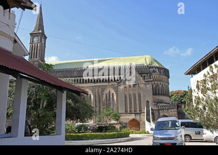 L'Église du Christ, une cathédrale anglicane, Stone Town, Zanzibar, Tanzanie, l'île d'Unguja. Banque D'Images