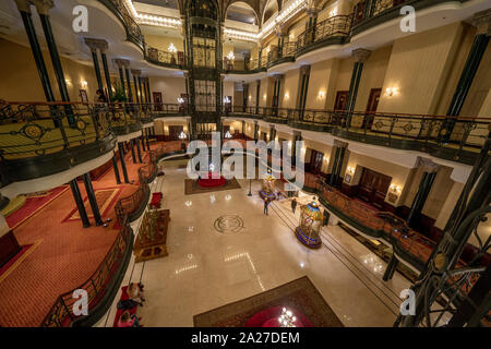 La VILLE DE MEXICO, LE 30 JANVIER 2019 - Gran Hotel Ciudad de Mexico est l'ensemble de début de scène 007 spectre film Banque D'Images