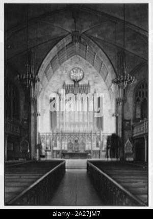 Église presbytérienne, 5e Avenue et 12e Rue, New York, New York. Banque D'Images