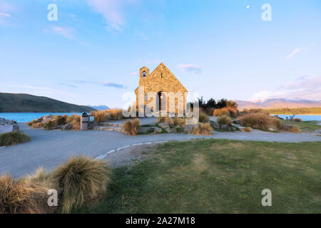 Église du Bon Pasteur, Lake Tekapo, Nouvelle-Zélande Banque D'Images