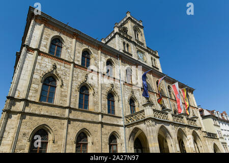 Altes Rathaus, Marktplatz, Weimar, Thüringen, Allemagne Banque D'Images