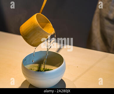 Cérémonie du Thé Matcha à Izu, Japon Banque D'Images