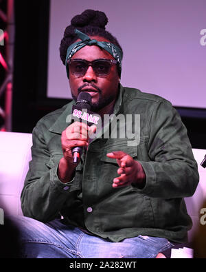 Hollywood, FL, USA. Sep 30, 2019. Wale Jamz à vivre à la station radiophonique 99 Jamz le 30 septembre 2019 à Hollywood, en Floride. Credit : Mpi04/media/Alamy Punch Live News Banque D'Images