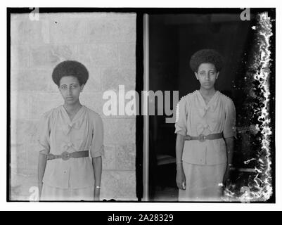 La princesse Tsehay Haile Selassie (Sahay Haylaselase), fille de l'Empereur Hailé Sélassié d'Ethiopie, Jérusalem Banque D'Images