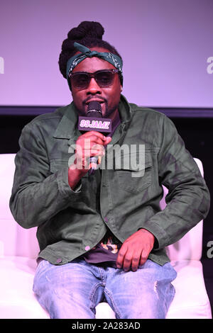 Hollywood, FL, USA. Sep 30, 2019. Wale Jamz à vivre à la station radiophonique 99 Jamz le 30 septembre 2019 à Hollywood, en Floride. Credit : Mpi04/media/Alamy Punch Live News Banque D'Images