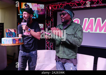 Hollywood, FL, USA. Sep 30, 2019. Wale Jamz à vivre à la station radiophonique 99 Jamz le 30 septembre 2019 à Hollywood, en Floride. Credit : Mpi04/media/Alamy Punch Live News Banque D'Images