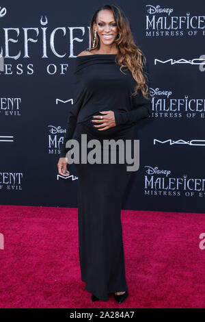 Hollywood, États-Unis. Sep 30, 2019. HOLLYWOOD, LOS ANGELES, CALIFORNIE, USA - 30 SEPTEMBRE : Judi Shekoni arrive à la première mondiale du Disney's 'Maleficent : maîtresse du Mal' qui a eu lieu au El Capitan Theatre le 30 septembre 2019 à Hollywood, Los Angeles, Californie, États-Unis. (Photo par Xavier Collin/Image Crédit : Agence de Presse) L'agence de presse Image/Alamy Live News Banque D'Images