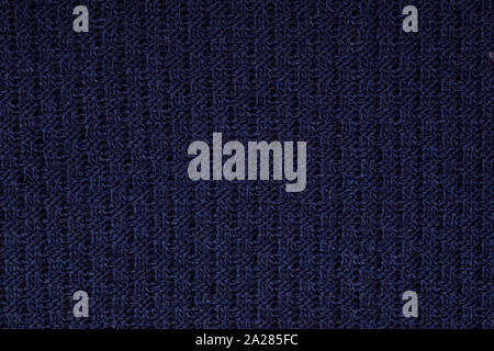 Du vrai grand bleu en tricot avec motif ornemental background Banque D'Images