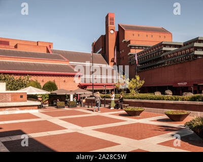 La British Library, la Bibliothèque nationale du Royaume-Uni, Euston Road, London Banque D'Images