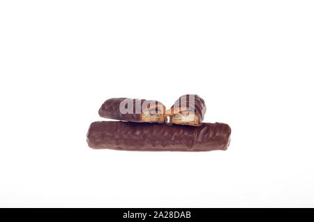 Twix candy bar de caramel au chocolat au lait et biscuit Banque D'Images