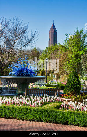 Jardin Botanique d'Atlanta, Atlanta, Géorgie, Banque D'Images