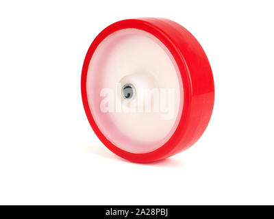 Une roue industrielle en polyuréthane Banque D'Images