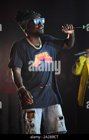 Fort Lauderdale, Etats-Unis. Sep 30, 2019. Wale fonctionne à vivre la révolution le 30 septembre 2019 à Fort Lauderdale, Floride Credit : Mpi04/media/Alamy Punch Live News Banque D'Images