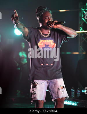 Fort Lauderdale, Etats-Unis. Sep 30, 2019. Wale fonctionne à vivre la révolution le 30 septembre 2019 à Fort Lauderdale, Floride Credit : Mpi04/media/Alamy Punch Live News Banque D'Images