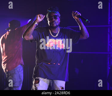 Fort Lauderdale, Etats-Unis. Sep 30, 2019. Wale fonctionne à vivre la révolution le 30 septembre 2019 à Fort Lauderdale, Floride Credit : Mpi04/media/Alamy Punch Live News Banque D'Images