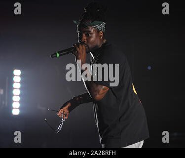 Fort Lauderdale, Etats-Unis. Sep 30, 2019. Wale fonctionne à vivre la révolution le 30 septembre 2019 à Fort Lauderdale, Floride Credit : Mpi04/media/Alamy Punch Live News Banque D'Images