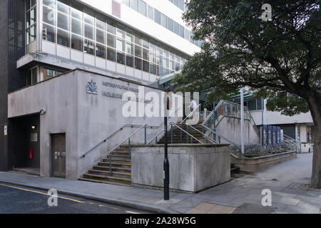 Vues de Holburn de police de Londres. Date de la photo : Le mardi, 1 octobre, 2019. Photo : Roger Garfield/Alamy Banque D'Images