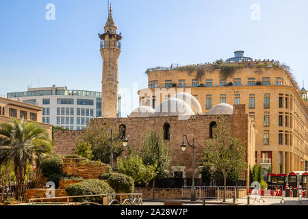 Mansour Assaf mosquée dans le centre de Beyrouth, Liban Banque D'Images