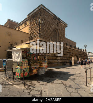 Décrochage granité dans les rues de Florence, Toscane Banque D'Images