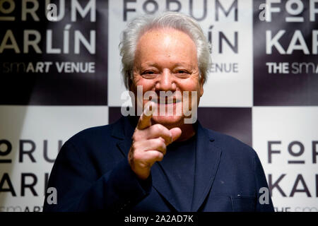 Prague, République tchèque. 06Th Oct, 2019. L'un des nouveaux propriétaires du Forum Karlin hall polyvalent Serge Bornestein pose pour le photographe lors d'une conférence de presse le 1 octobre 2019, à Prague, en République tchèque. Credit : Katerina Sulova/CTK Photo/Alamy Live News Banque D'Images