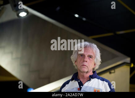 Prague, République tchèque. 06Th Oct, 2019. L'un des nouveaux propriétaires du Forum Karlin hall polyvalent Serge Grimaux pose pour le photographe lors d'une conférence de presse le 1 octobre 2019, à Prague, en République tchèque. Credit : Katerina Sulova/CTK Photo/Alamy Live News Banque D'Images