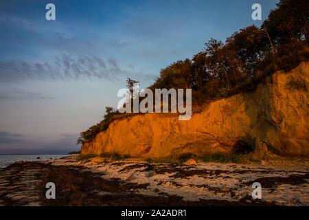 Soirée d'été à l'île de Poel, Allemagne Banque D'Images