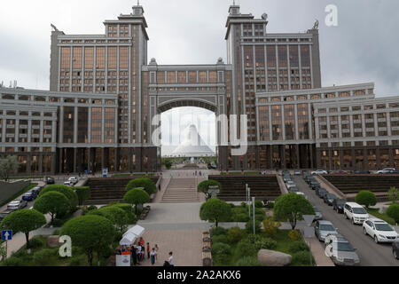 Centre de divertissement dans Nur-Sultan, capitale du Kazakhstan. Banque D'Images