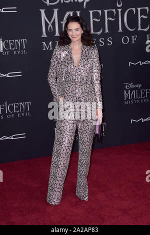 Lydia Hearst lors de la première mondiale du film 'Maleficent : faire de l'ombre maléfique : maîtresse / du Mal' au El Capitan Theatre. Los Angeles, l'utilisation dans le monde entier 30.09.2019 | Banque D'Images