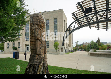 Parc et palais de justice du comté de Huron, à Goderich flexible l'un de l'Ontario's pretties town au Canada Banque D'Images