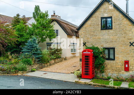 ASHTON-under-HILL, Royaume-Uni - 22 septembre 2019 : Ashton sous Hill est un village et une paroisse civile dans le Worcestershire Wychavon District de Banque D'Images