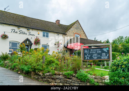 ASHTON-under-HILL, Royaume-Uni - 22 septembre 2019 : Ashton sous Hill est un village et une paroisse civile dans le Worcestershire Wychavon District de Banque D'Images