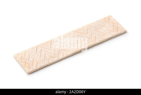 Chewing-gum sans sucre non emballés stick isolated on white Banque D'Images