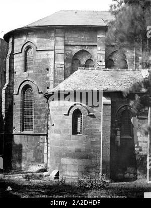 Eglise Saint-Julien-le-pauvre - Paris - Médiathèque de l'architecture et du patrimoine - Banque D'Images