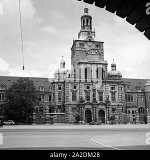 Blick auf die Technische Hochschule à München, Deutschland 1930er Jahre. Vue de l'université technique de Munich, Allemagne 1930. Banque D'Images