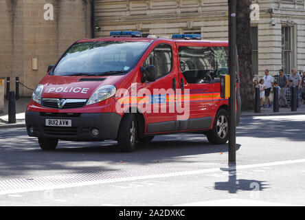 Londres, UK - circa 2019 SEPTEMBRE : Metropolitan Police van Banque D'Images