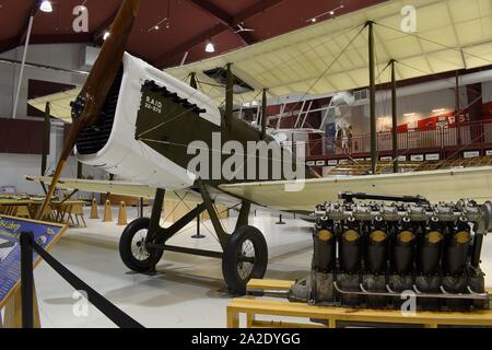 Un de Havilland DH-4 restauré 1918 Liberté avion. Une partie de la collection du Musée de l'air de Pearson qui est partie de la Fort Vancouver Site historique. Banque D'Images