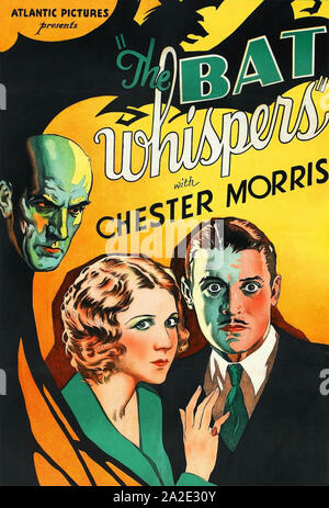 THE BAT WHISPERS 1930 United Artists film avec Chester Morris et Una Merkel Banque D'Images