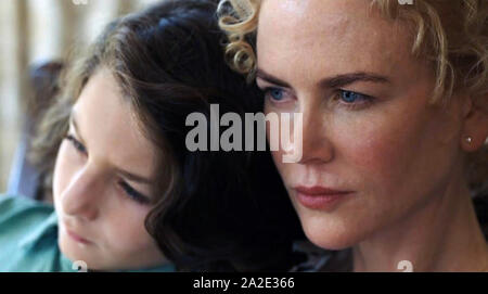 L'assassinat d'un Cerf sacré 2017 20th Century Fox Film avec Nicole Kidman à droite et ensoleillée Suljic Banque D'Images