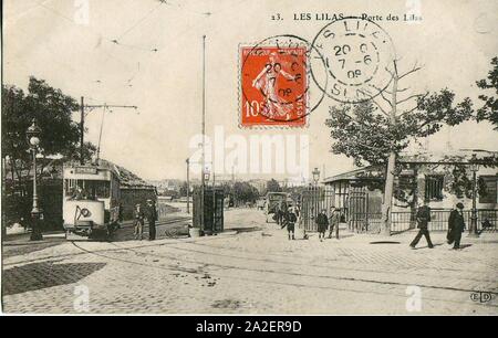 Pa 23 - LES LILAS - Porte des Lilas. Banque D'Images